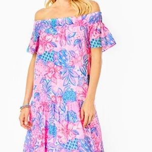 Lilly Pulitzer Dezi Off the shoulder maxi dress